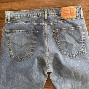 Levi's 505 Regular Fit Straight Leg Jeans W34 L32 Medium Wash Denim